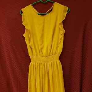 Yellow summer dress